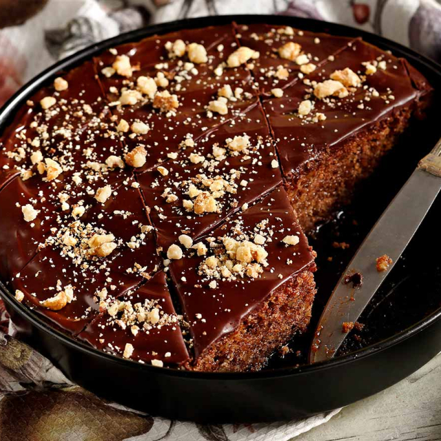 Καρυδόπιτα με σοκολάτα
