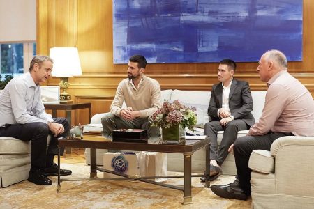Ο Τζόκοβιτς επισκέφτηκε τον Μητσοτάκη – Τι συζήτησαν
