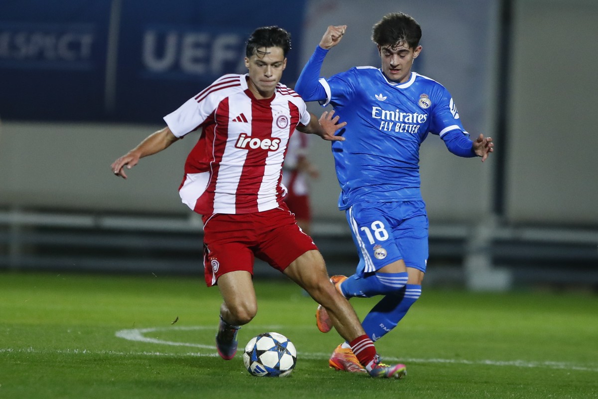Youth League, Ολυμπιακός – Ρεάλ 0-2: Ήττα στο φινάλε για τους Νέους