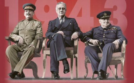 Διάσκεψη της Τεχεράνης: Η πρώτη συναντήση Τσόρτσιλ, Στάλιν και Ρούσβελτ