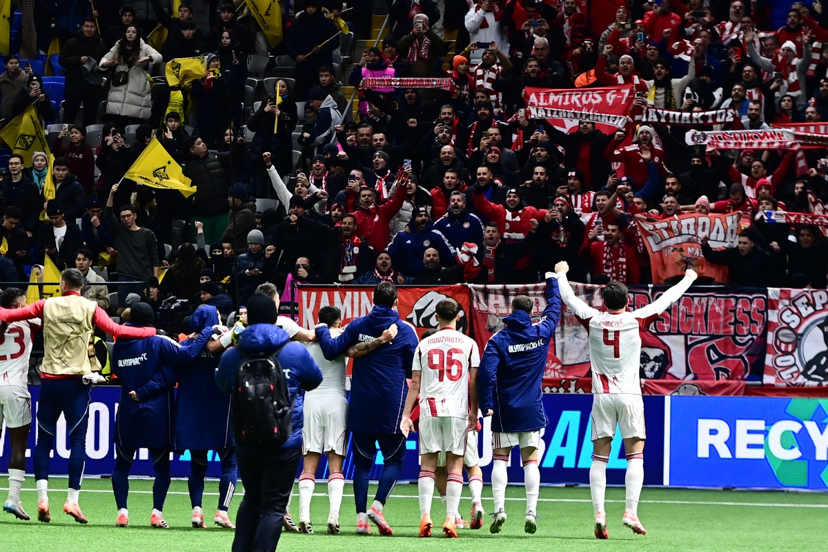 Ολυμπιακός: Το πρόγραμμα και η βαθμολογία της League Phase του Champions League