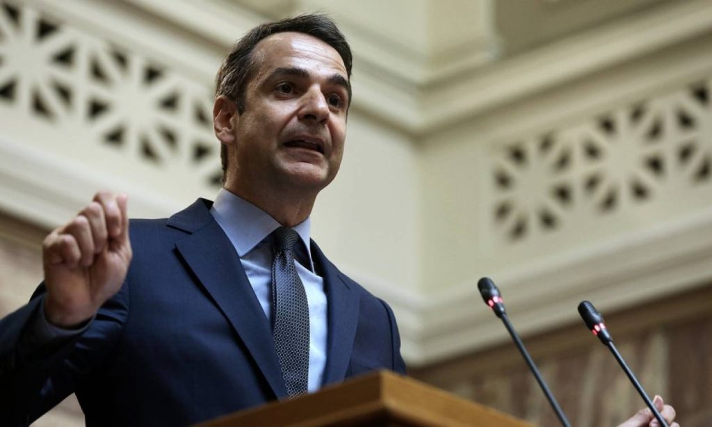 Live η ομιλία Μητσοτάκη στην ΚΟ της ΝΔ