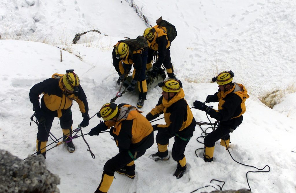 Επιχείρηση διάσωσης τραυματία στον Ολυμπο