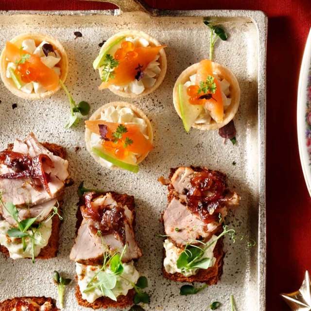 Oρντέβρ Χριστουγέννων σε μέγεθος μπουκιάς που μπορούν να γίνουν γρήγορα αλλά να φαίνονται εντυπωσιακά