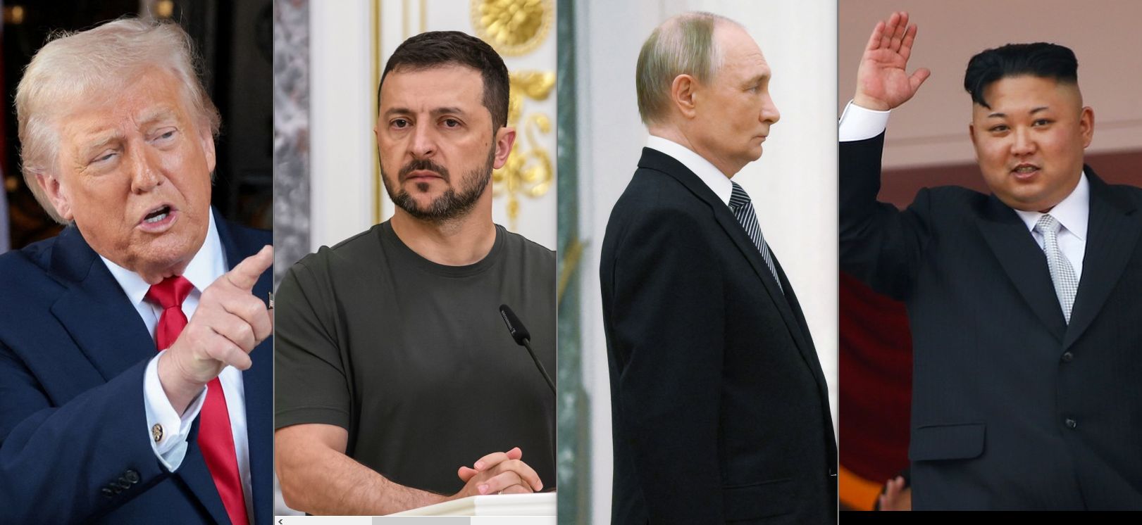Καλή Χρονιά με απειλές, στρατηγικές και ελπίδες – Χρησμοί από Τραμπ, Πούτιν, Ζελένσκι και Κιμ