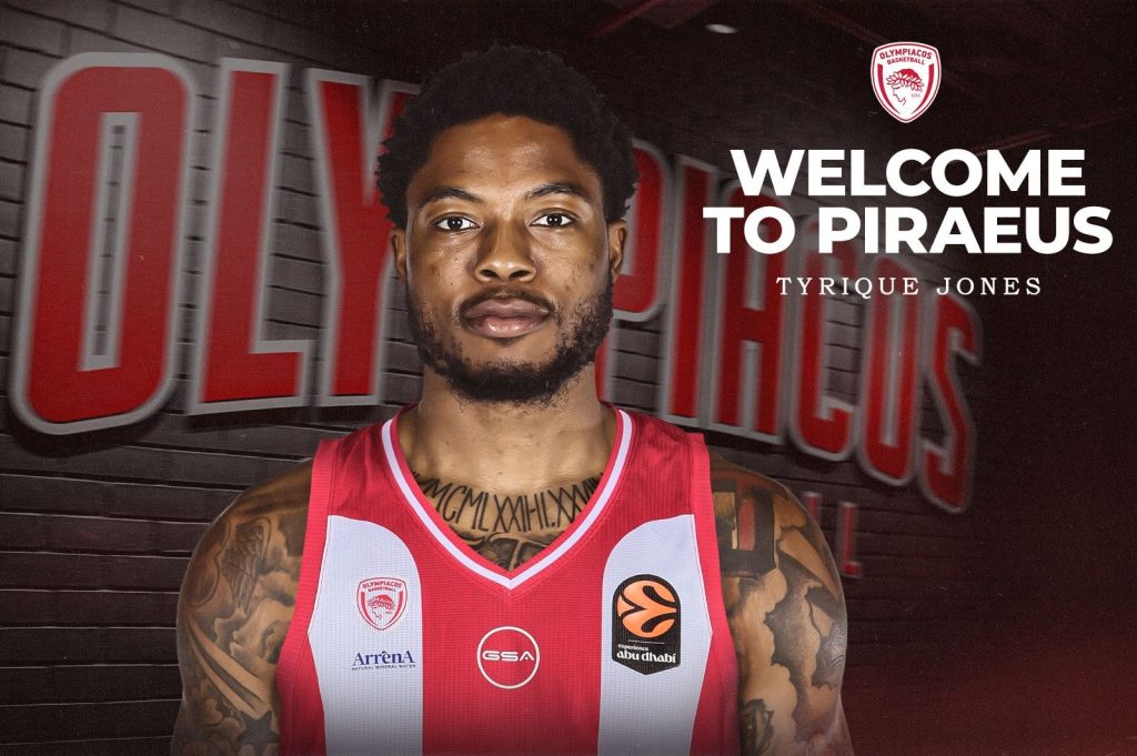 Ο Ταϊρίκ Τζόουνς στα ερυθρόλευκα – Ο Ολυμπιακός γέμισε τη ρακέτα