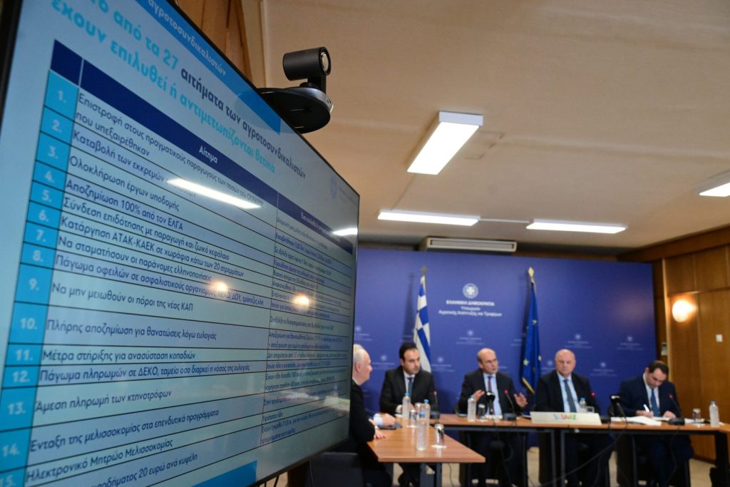 Αυτά είναι τα μέτρα για τους αγρότες, η πρώτη απάντηση – Όλες οι εξελίξεις