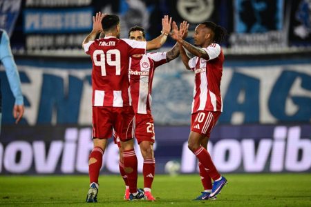 Ατρόμητος – Ολυμπιακός 0-2: Άνετη νίκη και ξανά στην κορυφή της βαθμολογίας