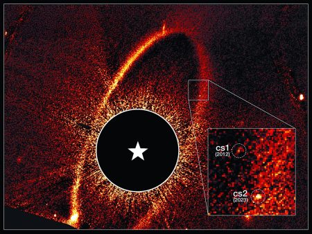 Κοσμικές συγκρούσεις γύρω από νεαρό άστρο