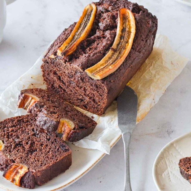 Banana bread χωρίς ζάχαρη