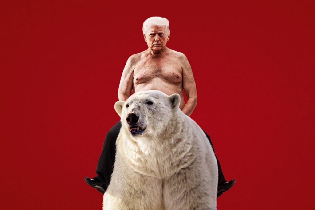 Ο Economist παρουσιάζει τον Τραμπ σε ρόλο δαμαστή πολικής αρκούδας