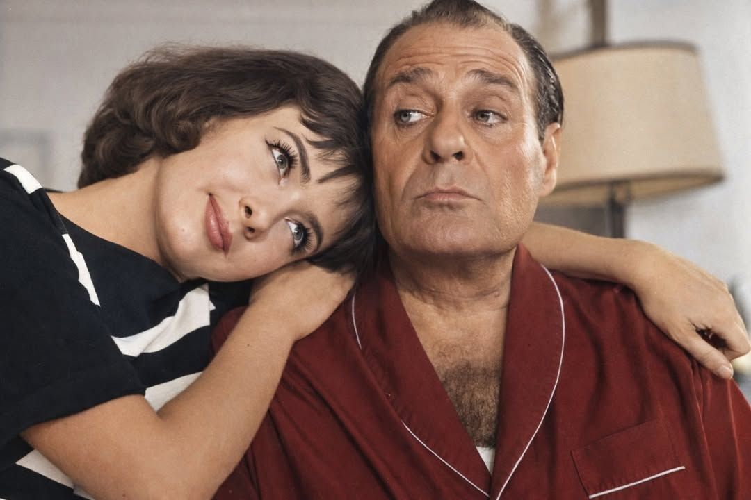 Ο Λάμπρος Κωνσταντάρας και η Ξένια Καλογεροπούλου σε μια νοσταλγική λήψη