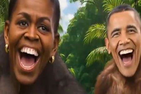 «Δεν υπάρχει πάτος»: Το ρατσιστικό βίντεο του Τραμπ για τους Ομπάμα και τις μαϊμούδες