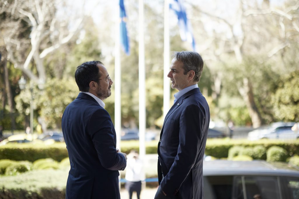 Επικοινωνία Μητσοτάκη – Χριστοδουλίδη ενόψει της συνάντησης με Ερντογάν