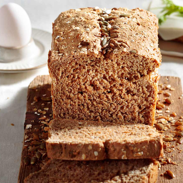 Ψωμί ντίνκελ με προζύμι & σπόρους