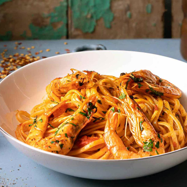 Γαριδομακαρονάδα