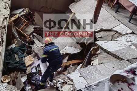 Κατέρρευσε πάτωμα σε ταβέρνα στην Κομοτηνή και πελάτες βρέθηκαν στο κενό - Οκτώ τραυματίες