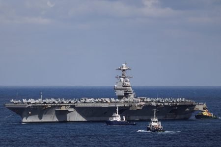 Στη βάση της Σούδας το αμερικανικό αεροπλανοφόρο Gerald Ford