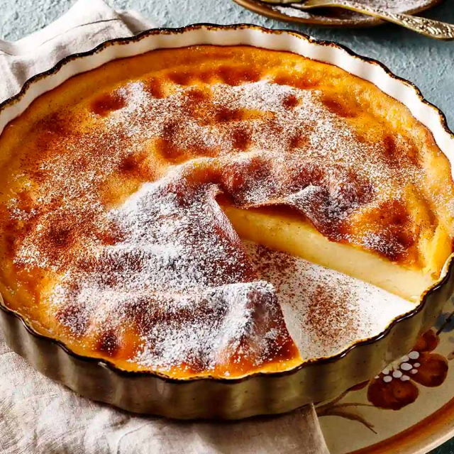 Aυθεντική γαλατόπιτα χωρίς φύλλο