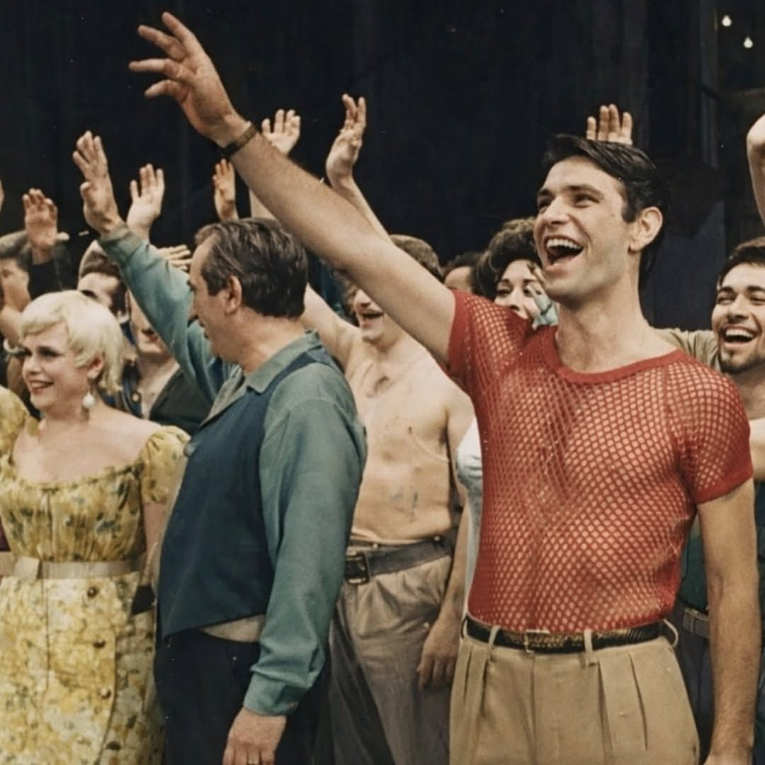 Ο Νίκος Κούρκουλος, ο Τίτος Βανδής και η Δέσπω Διαμαντίδου στο Broadway το 1967