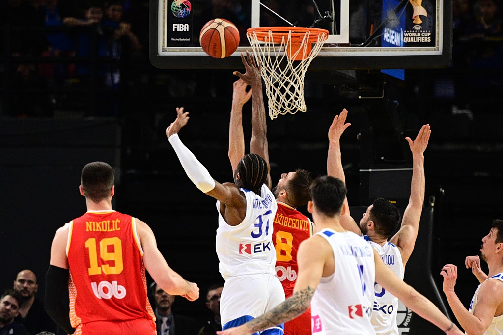 Ελλάδα – Μαυροβούνιο 65-67: Ήττα για τη γαλανόλευκη στα προκριματικά του Mundobasket