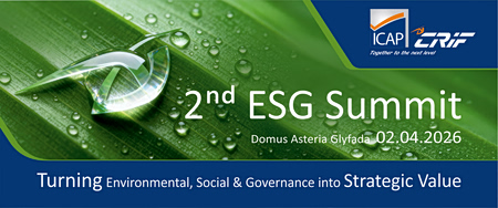 Το 2ο ESG Summit by ICAP CRIF Επιστρέφει Δυναμικά – Στο Επίκεντρο η Εταιρική Βιωσιμότητα