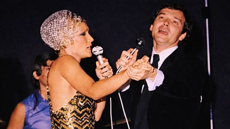 Γιώργος Μαρίνος: Η σπάνια λήψη με την τότε σύντροφό του, Κατιάνα Μπαλανίκα