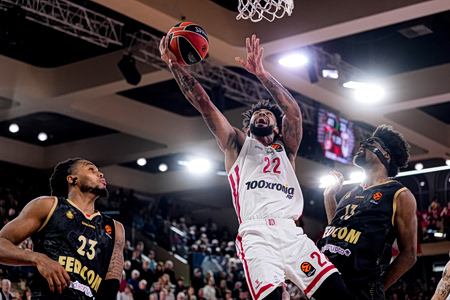 Μονακό – Ολυμπιακός 81-80: Ο Στραζέλ πλήγωσε τους ερυθρόλευκους στο φινάλε