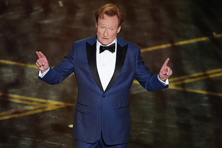 Όσκαρ 2026: Το αιχμηρό σχόλιο του Κόναν Ο’ Μπράιεν για Ντόναλντ Τραμπ, Τζέφρι Έπστιν και πρίγκιπα Άντριου