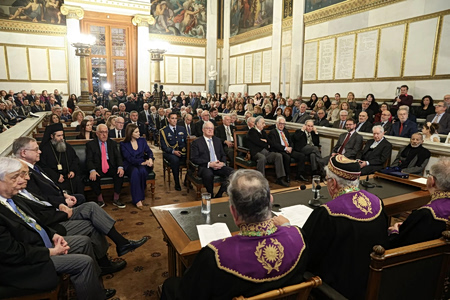 Πανηγυρική Συνεδρία της Ακαδημίας Αθηνών για τον εορτασμό της επετείου συμπλήρωσης 100 ετών από την ίδρυσή της