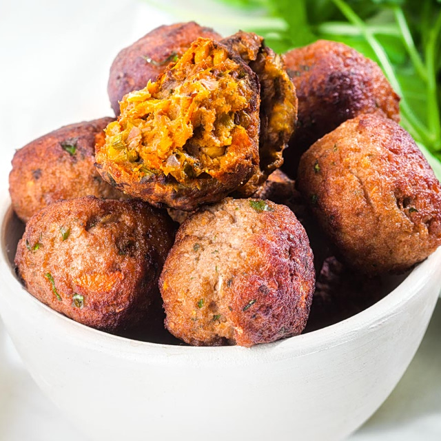 Εύκολα vegan κεφτεδάκια 