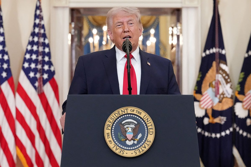 Διάγγελμα Τραμπ: «Οι ΗΠΑ έχουν νικήσει, οι σύμμαχοι να ανοίξουν τα Στενά»