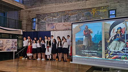 Η 25η Μαρτίου ως ζωντανή εμπειρία παιδείας και πολιτισμού στο Αρσάκειο Ελληνοαλβανικό Κολέγιο Τιράνων