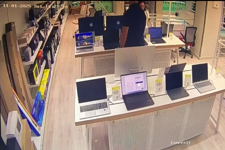 Βίντεο-ντοκουμέντα από τη σπείρα που «χτυπούσε» καταστήματα ηλεκτρονικών ειδών