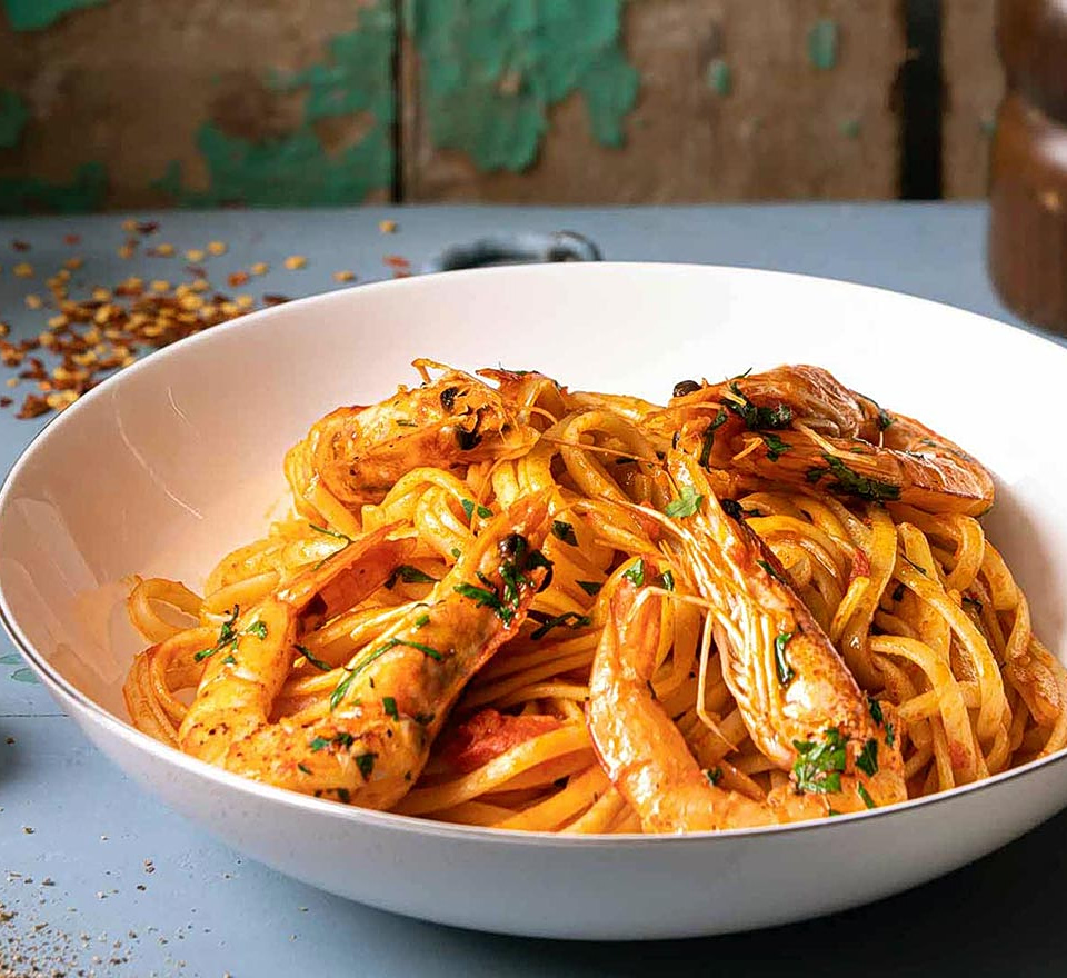 Γαριδομακαρονάδα