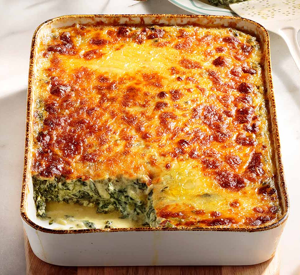 Εύκολο σουφλέ με σπανάκι