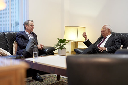 Συνάντηση Μητσοτάκη-Κόστα: Στο επίκεντρο Μέση Ανατολή και διπλωματικές λύσεις