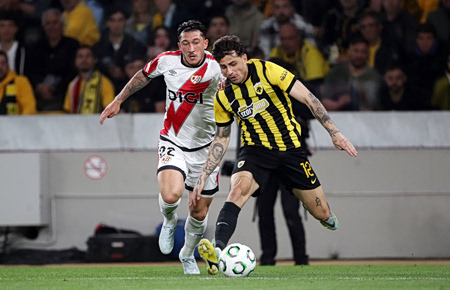 ΑΕΚ-Ράγιο Βαγεκάνο 3-1: Πάλεψε η «Ενωση», αλλά δεν τα κατάφερε