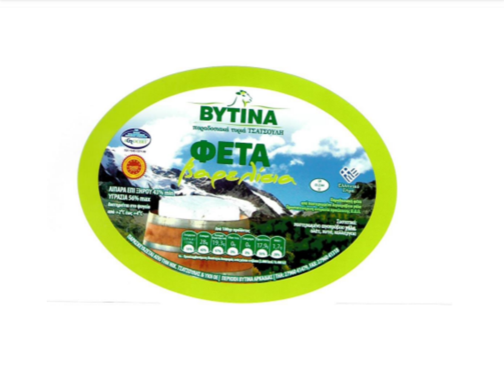 Ανάκληση φέτας «Βυτίνας» λόγω ανίχνευσης Listeria – Προειδοποίηση ΕΦΕΤ προς τους καταναλωτές