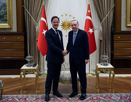 Στην Άγκυρα ο Μαρκ Ρούτε - Συναντήσεις με Ερντογάν, Φιντάν και Γκιουλέρ