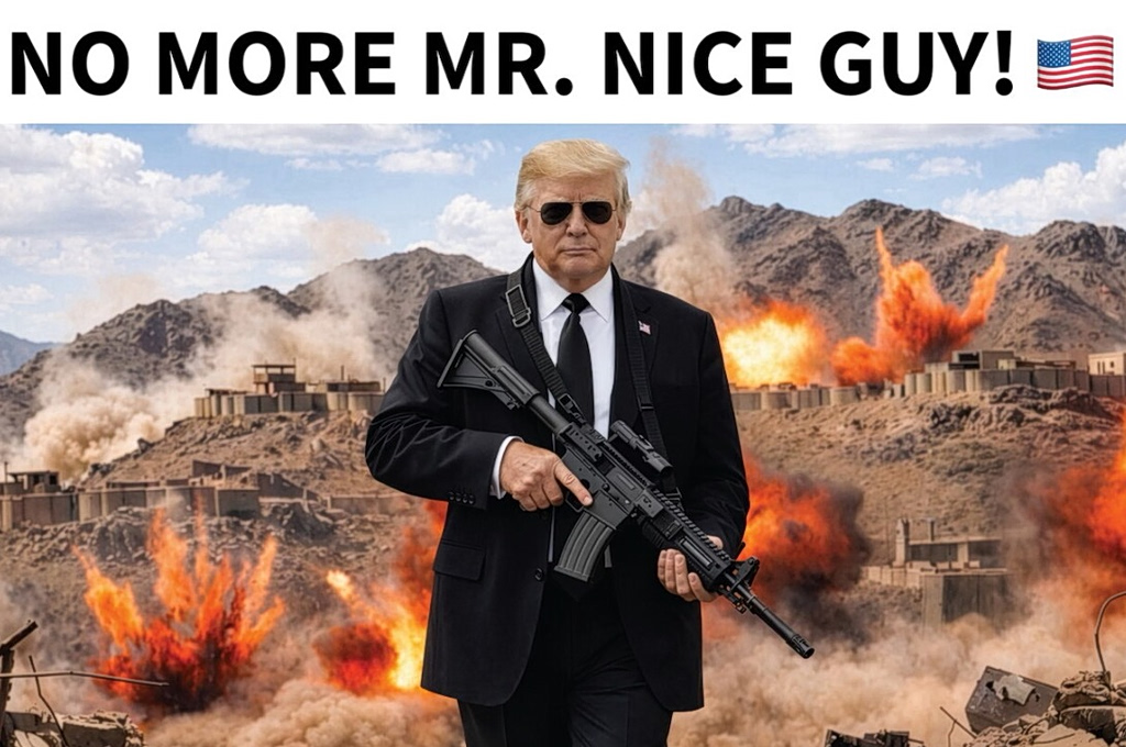 Τραμπ: «Τέρμα το καλό παιδί» – Νέα ανάρτηση για το Ιράν με τον ίδιο να κρατάει όπλο