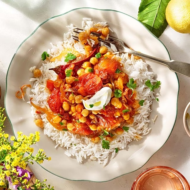 Πικάντικα ρεβύθια κονφί στη γάστρα