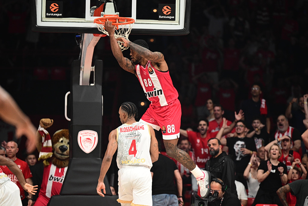 Ολυμπιακός – Μονακό 94-64: Ερυθρόλευκος τυφώνας διέλυσε τους Πρίγκιπες και «βλέπει» Final Four