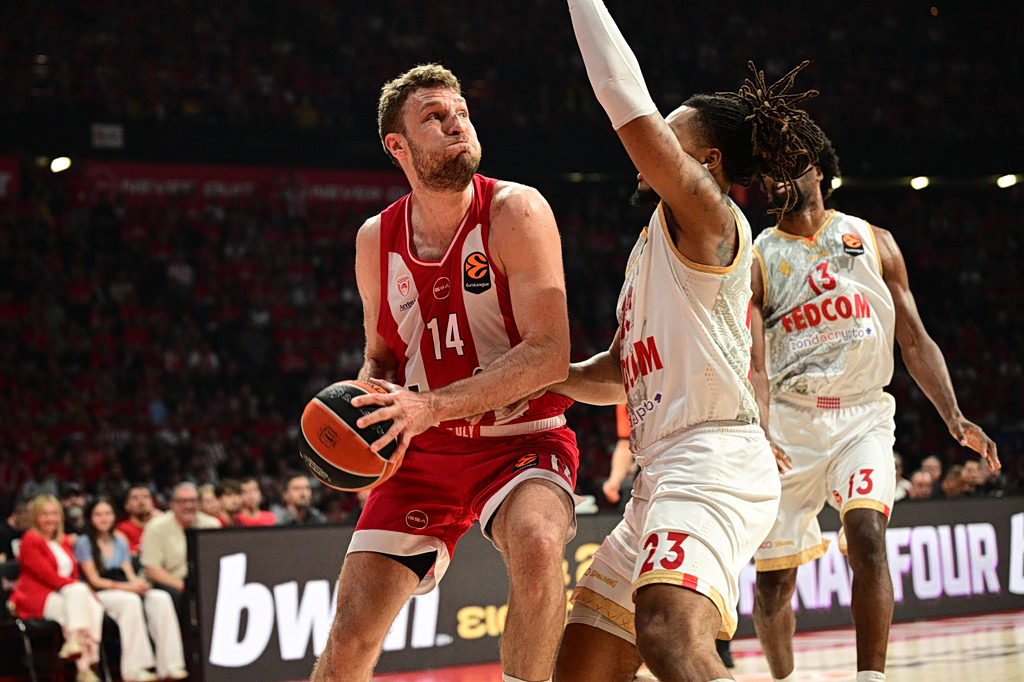 Ολυμπιακός – Μονακό 94-64: Ερυθρόλευκος «τυφώνας» διέλυσε τους Πρίγκιπες και «βλέπει» Final Four