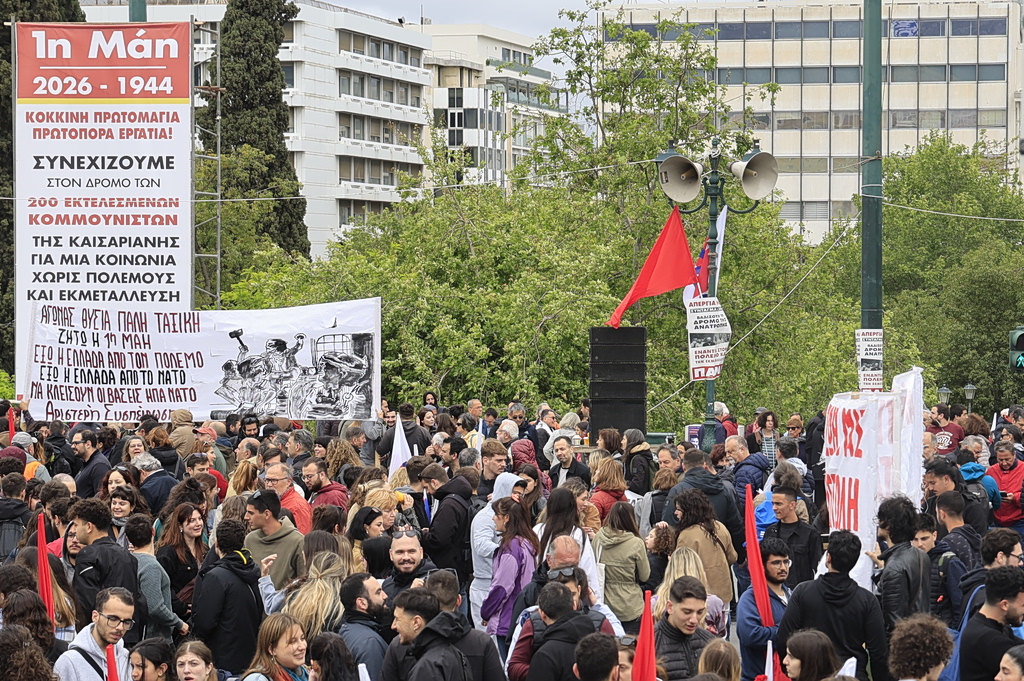 Πρωτομαγιά 2026: Ξεκίνησαν οι συγκεντρώσεις στο Σύνταγμα – Πλήθος κόσμου