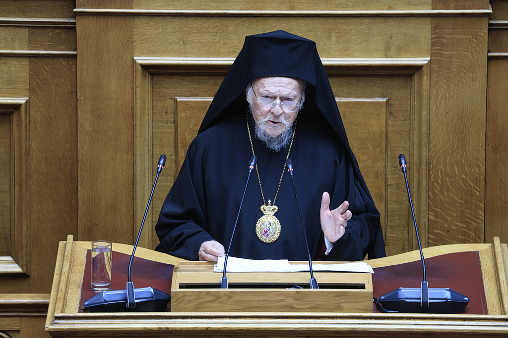 Οικουμενικός Πατριάρχης Βαρθολομαίος: Ιστορική ομιλία στη Βουλή των Ελλήνων μετά από 27 χρόνια