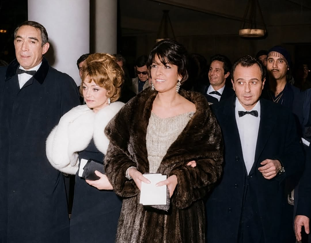 Greek Glamour: Άντονι Κουίν, Λίλα Κεντροβα, Ειρήνη Παπά και Μιχάλης Κακογιάννης στην πρεμιέρα του «Ζορμπά» στο Παρίσι