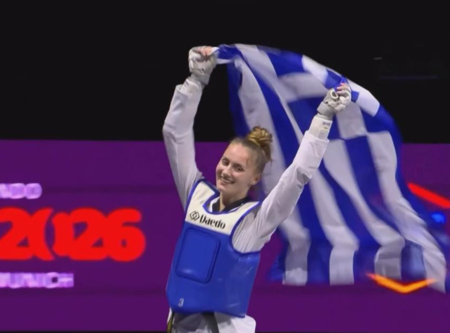Πρωταθλήτρια Ευρώπης στο Ταεκβοντό η Στέλλα Μαρεντάκη