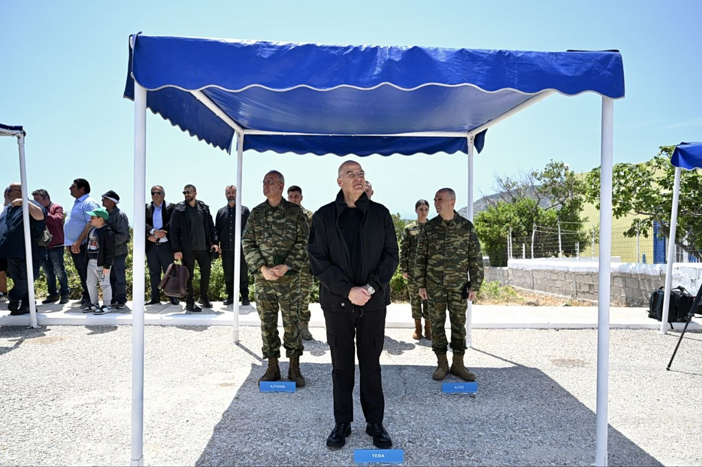 Δένδιας από Αγαθονήσι: «Αντιμετωπίζουμε αναθεωρητισμό που παραβιάζει ακόμα και την κοινή λογική»