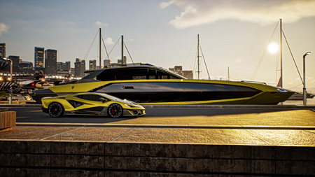 Πώς η Lamborghini «ταπείνωσε» τα γιοτ; Από την άσφαλτο στη θάλασσα